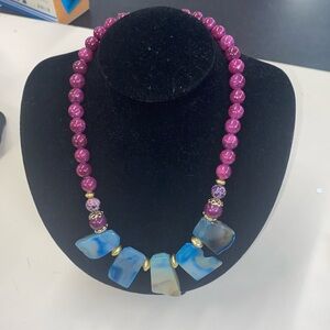 - NEW Studio BARSE Necklace Lapis & Quartz